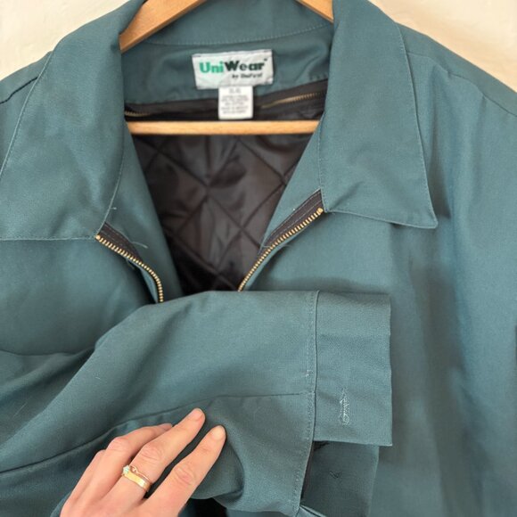 Vintage Green Workwear Jacket with Lining - Picture 6 of 6